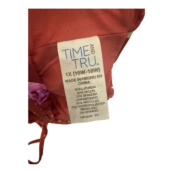 🔴$1SALE$ Time & Tru pink polka dot bikini - Picture 8 of 8